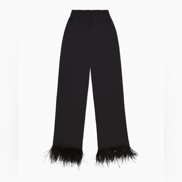 We Wore What Feather Modal Jersey Pull On Pant - Black - Picture 8 of 8